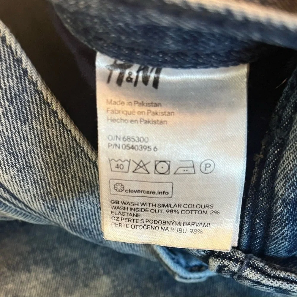 H&M Men's 29 &Denim 360° Flex Dark‎ Denim Jeans - Picture 7 of 12